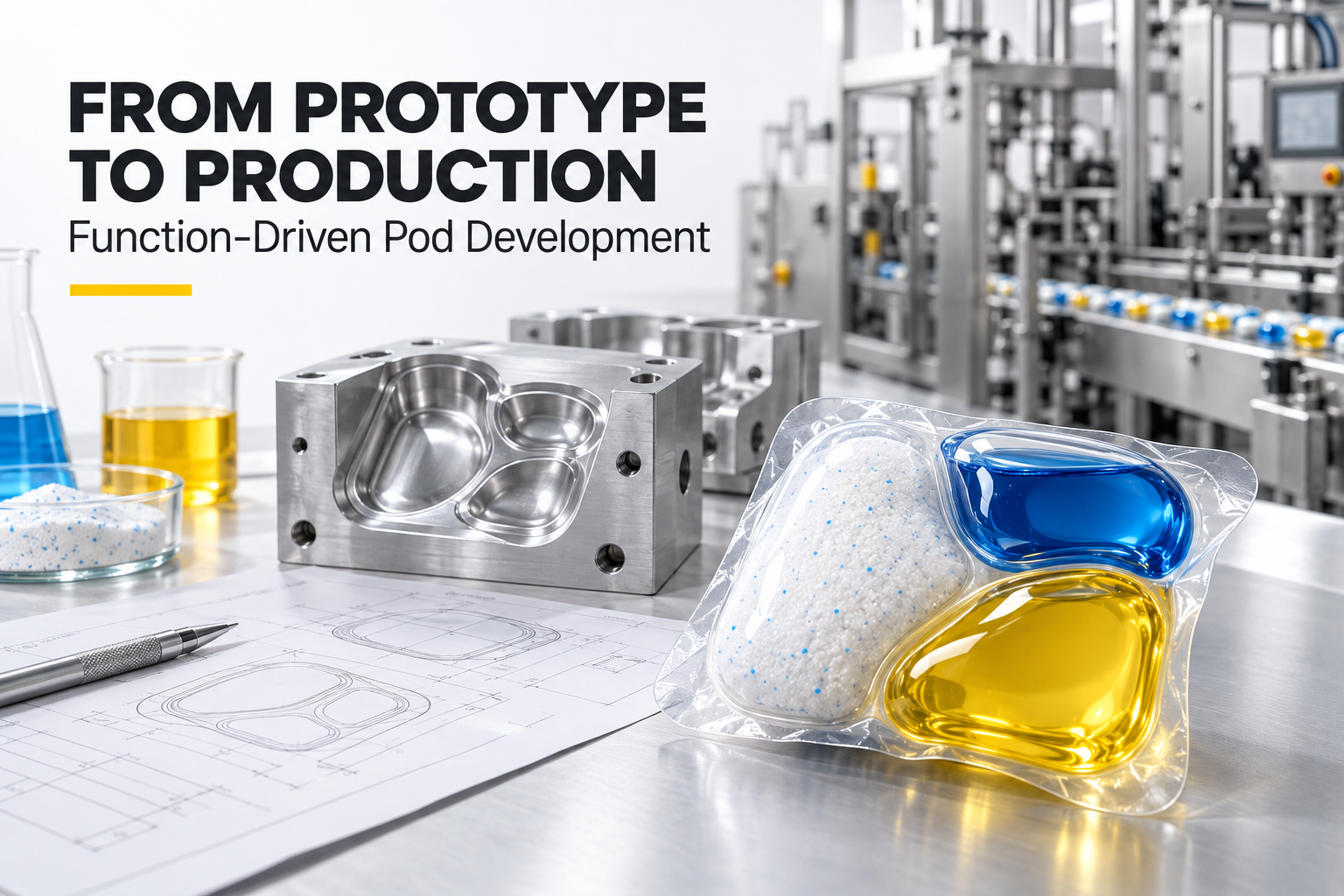 Function Driven Water Soluble Pods/capsules Design Helps You Win at Start