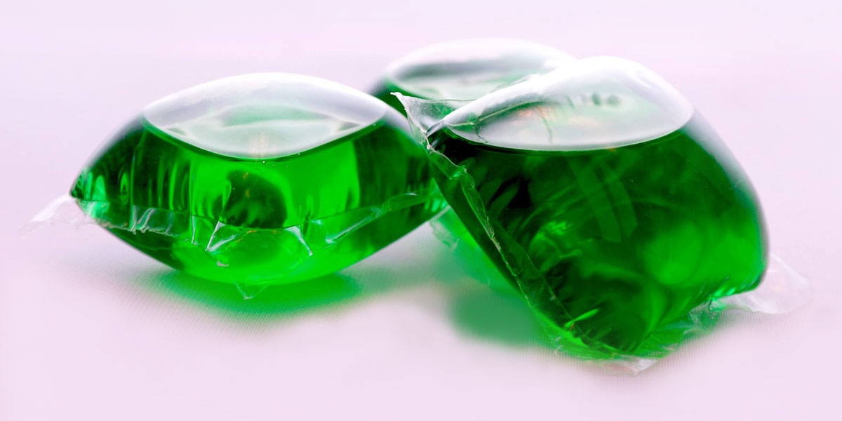 Background of Liquid Laundry Detergent Capsules